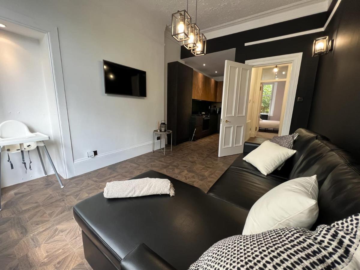 Modern 1Br West End Flat Lägenhet Glasgow Exteriör bild